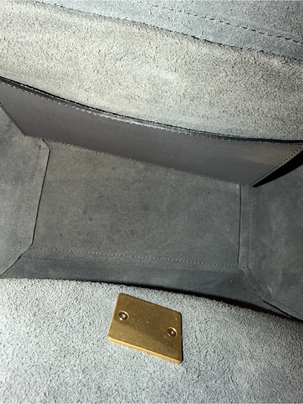 Preowned Gray Celine Micro Belt Bag